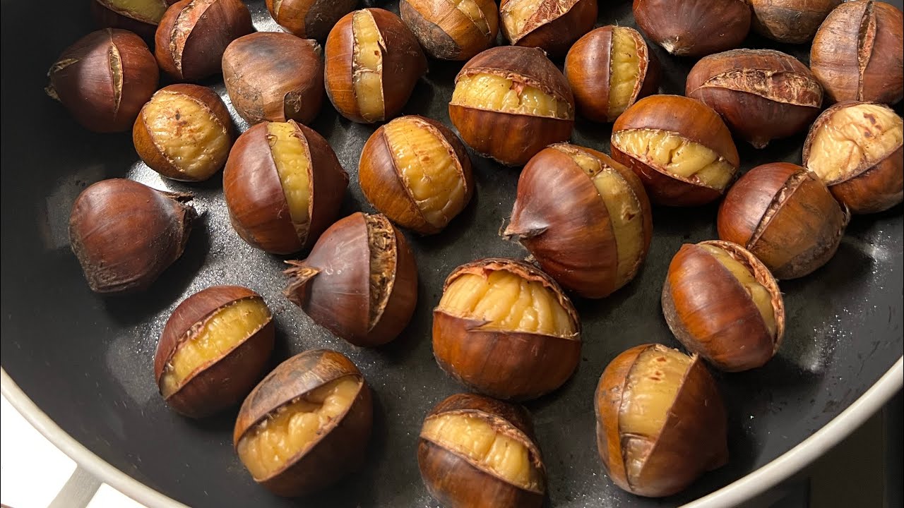 چۆنیەتی برژاندنی کاستانیە 🌰🌰🌰بەڕێگایەکی زۆر ئاسان و خێرا