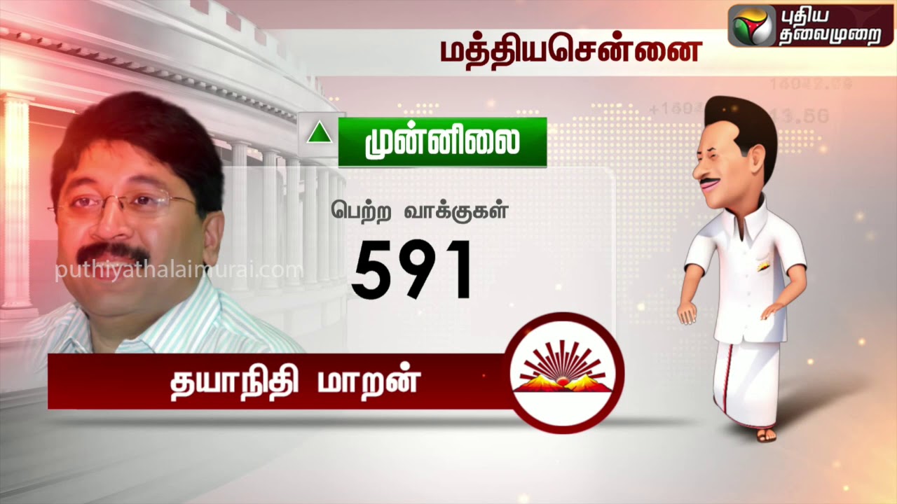 பெரம்பலூர் தொகுதியில் பாரிவேந்தர் 7,300 வாக்குகள் வித்தியாசத்தில் முன்னிலை | Election Results 2019
