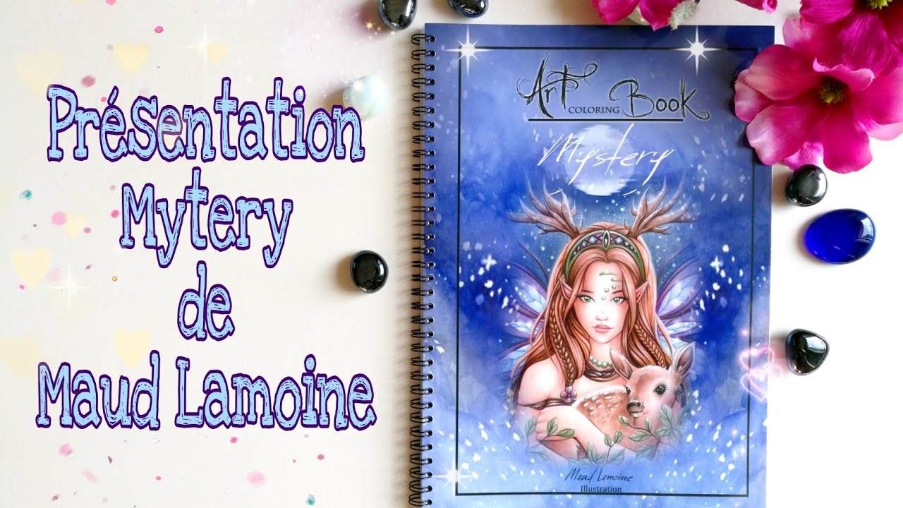 présentation livre de coloriage Mystery de Maud Lamoine