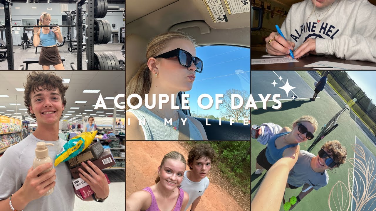 couple of days in my life with 22 days left of high school!!! (a very chatty vlog)