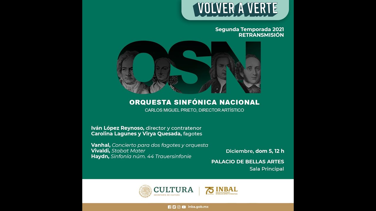Vanhal, Vivaldi, Haydn / Orquesta Sinfónica Nacional / INBAL / México