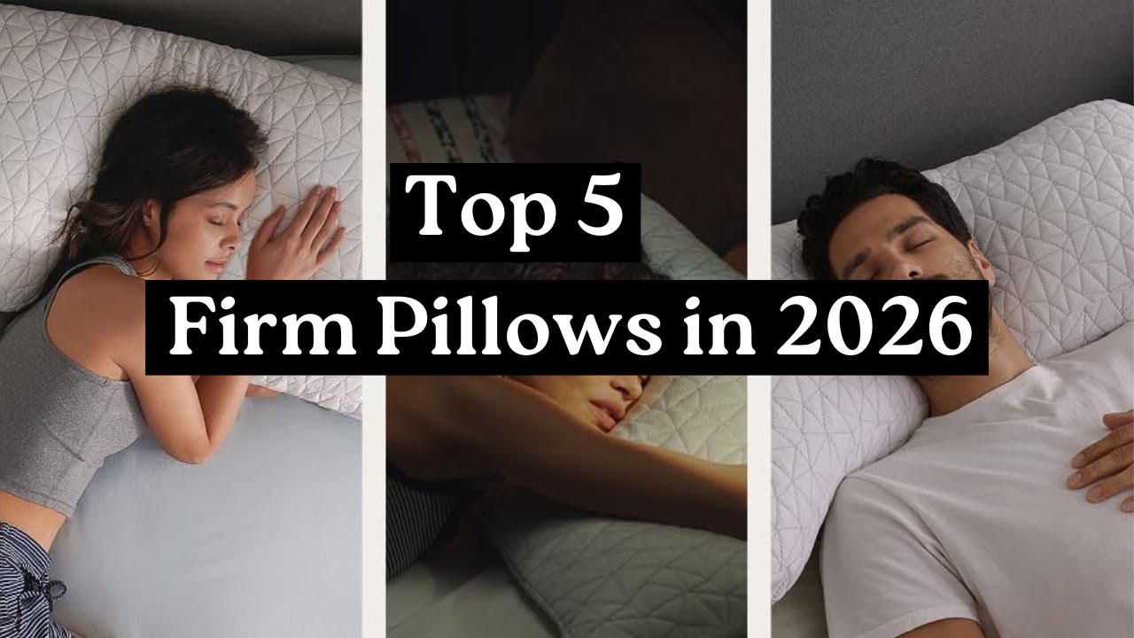 Top 5 BEST Firm Pillows in 2026 😴 Fix Neck & Back Pain FAST!