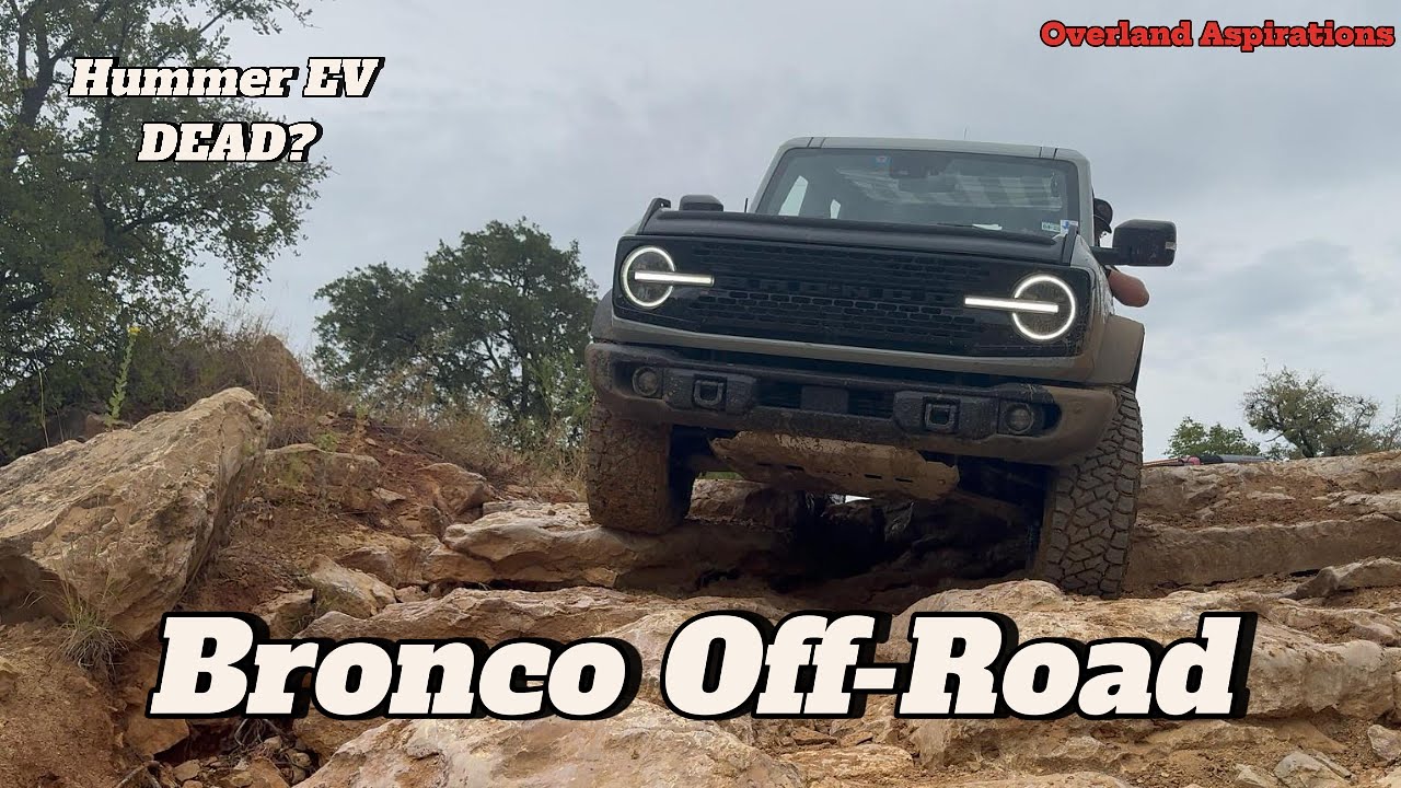 Crazy day at the OHV - Bronco off-road and DEAD Hummer EV