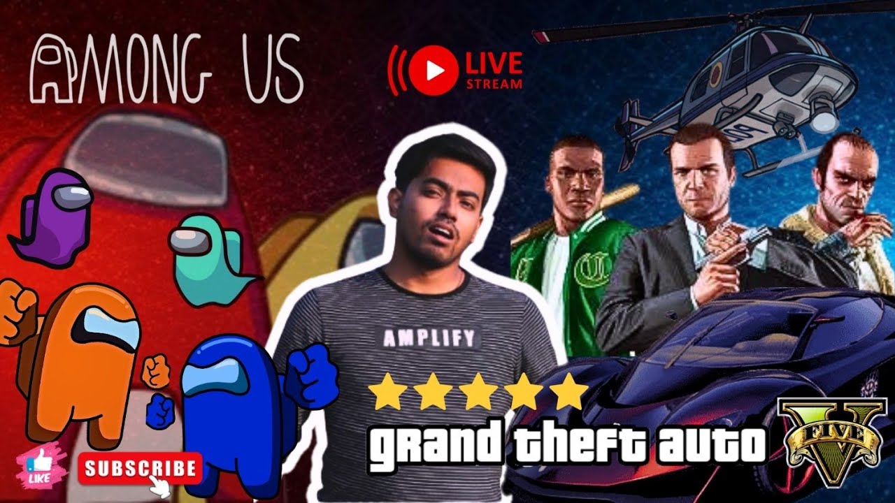 🔥 AMONG US + GTA V LIVE 🔴 Fun, Drama, Chaos & Nonstop Entertainment | Gameverse UnitedDescription:
