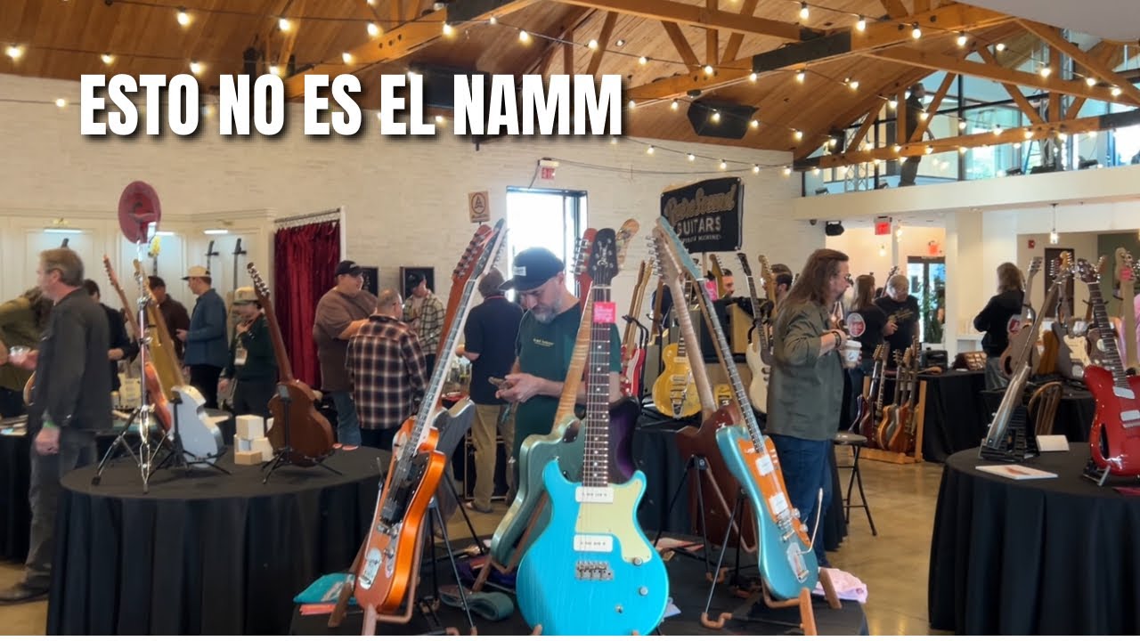 Guitarras que no verás en el NAMM. Nadie me habló de este evento 🤯