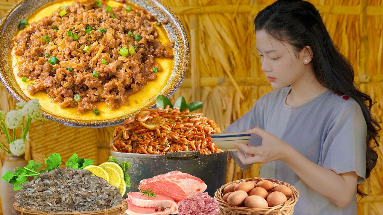 Lam Anh Goes Catching Shrimp in the Rice Fields to Make Delicious Shrimp Paste Stew for Tet Holidayâ