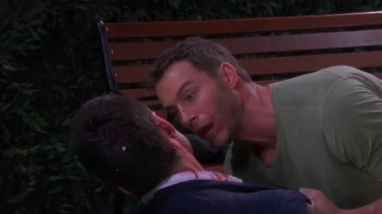 Day Of Our Lives - Elvis &lsquo;EJ&rsquo; Dimera & Brady Black Fight (13th June 2011) 
