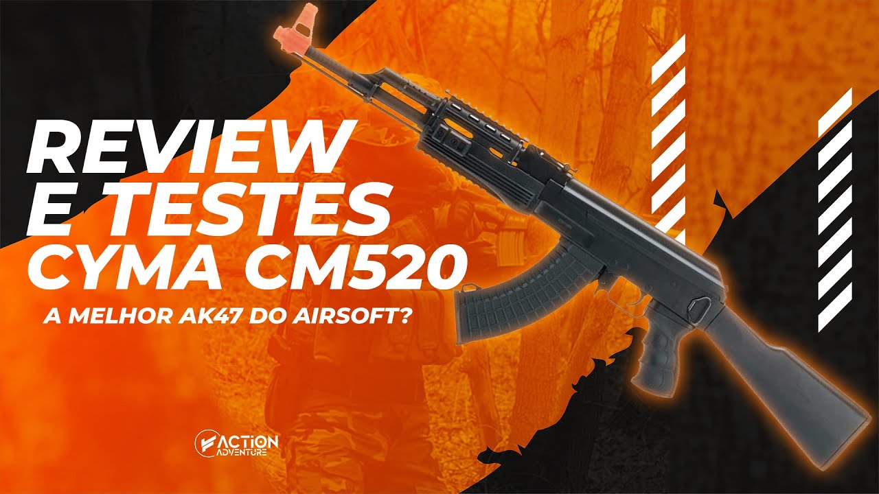 REVIEW RIFLE AIRSOFT AK47 CYMA CM520 - ACTION ADVENTURE