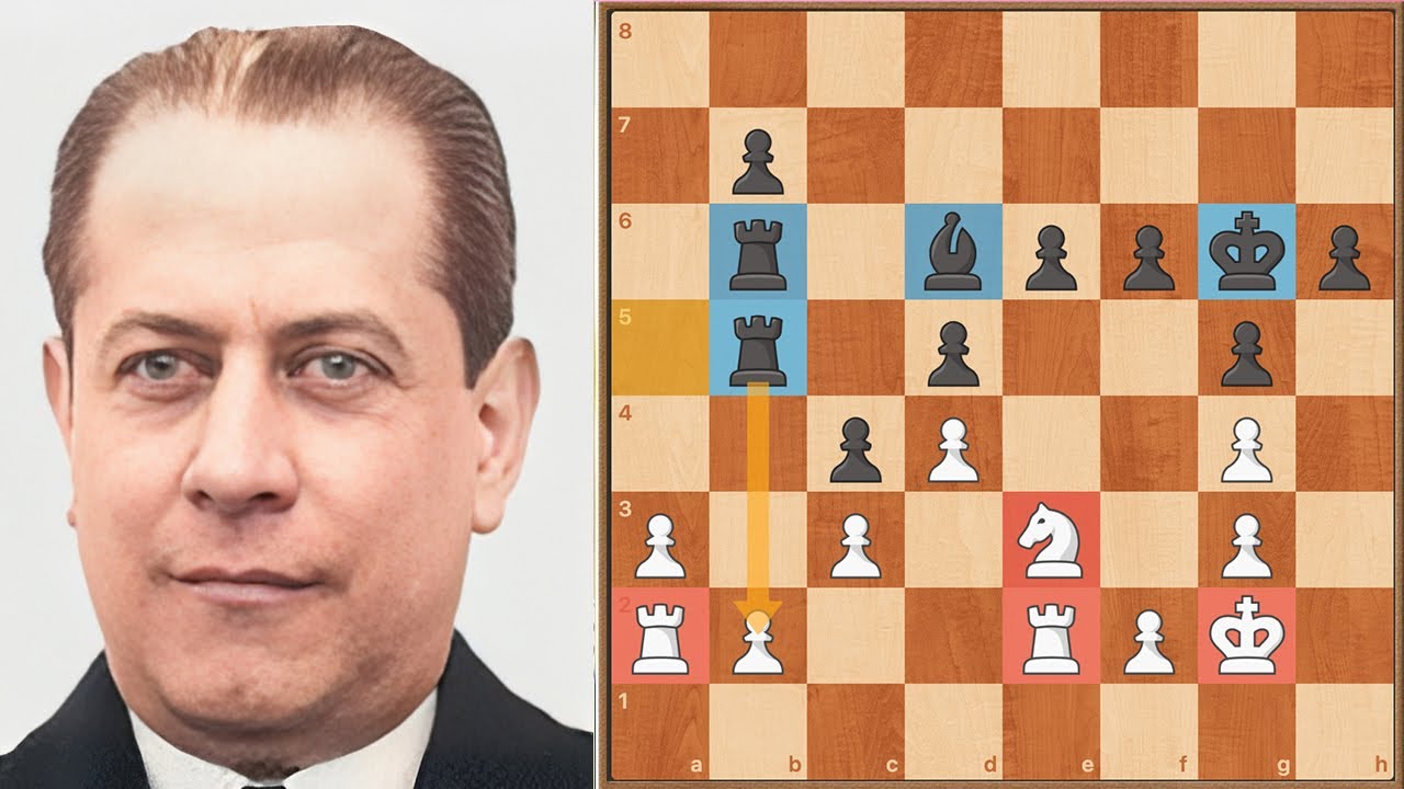 ⚠️ Capablanca crea el Zugzwang más MORTAL del Ajedrez vs Kostic