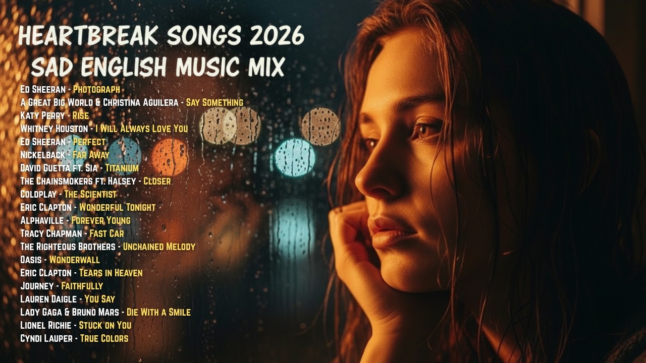 Heartbreak Songs 2026 💔 | Relaxing Sad English Music Mix | Cover by Boyce Avenue