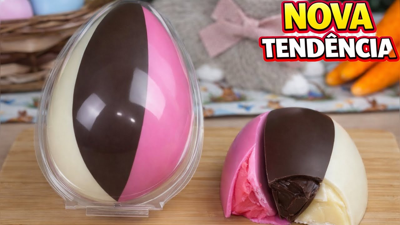 A NOVA TENDÊNCIA DA PÁSCOA! OVO DE PÁSCOA EM FATIAS