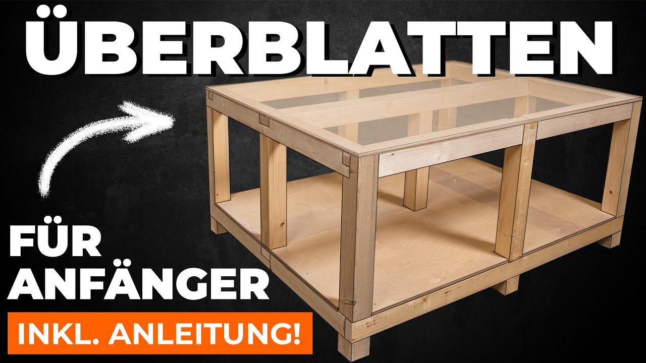 Große Werkbank ohne Schraube bauen - nur klassische Holzverbindungen