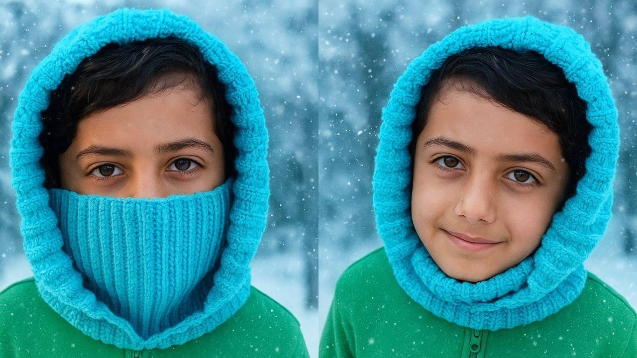 آموزش کلاه هودی🧣با انواع نخ برای هر سایزی ک بخوای مقنعه یا کلاه هودی بباف #یقه_اسکی#کلاه #کلاه_ترند
