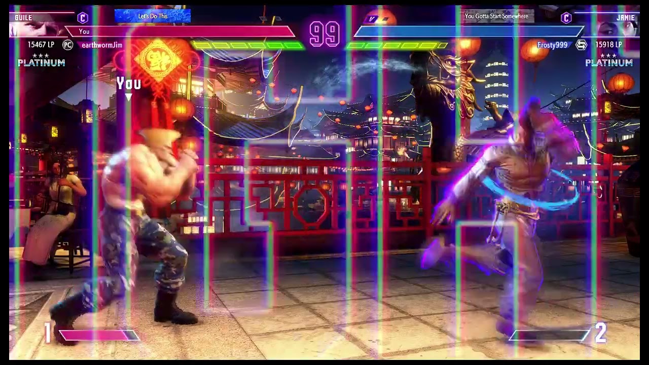 SF6 - earthwormJim (Guile) vs Frosty999 (Jamie)