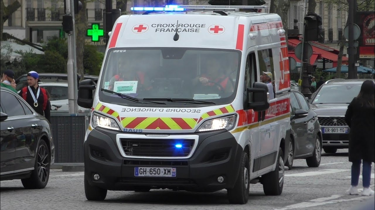 [Paris Marathon 2024] Einsatzfahrten Feuerwehr, Rettungsdienst und Polizei in Paris