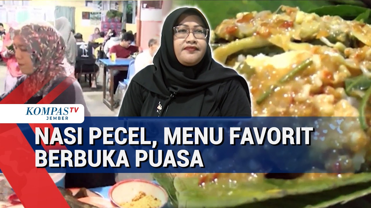Nasi Pecel Madiun Jadi Primadona Buka Puasa, Pembeli Rela Antre!
