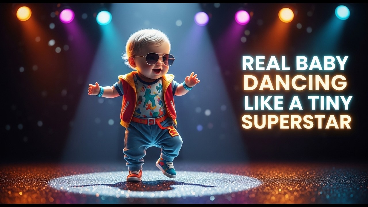100% Real Baby Dancing Like a Tiny Superstar 👶✨