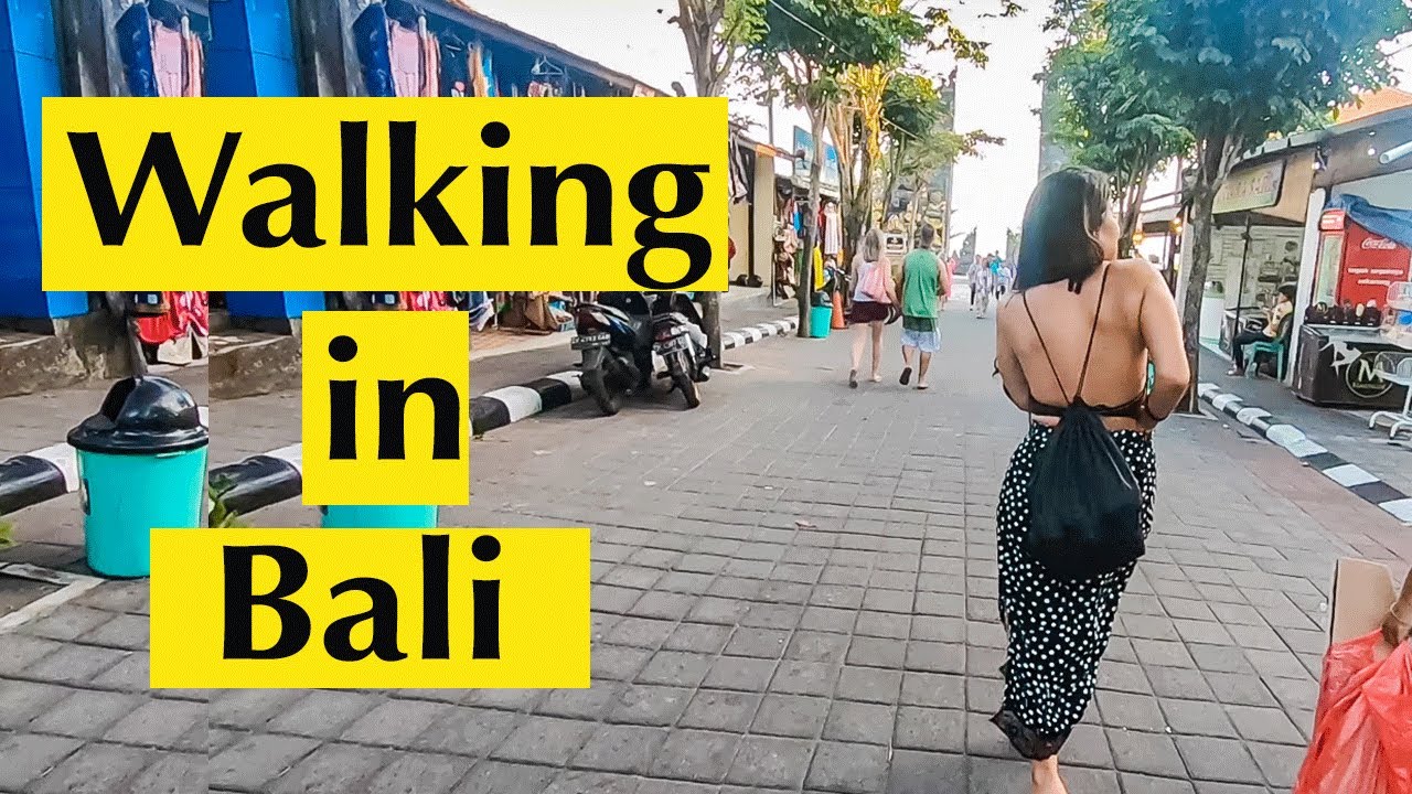 Walking in Bali - Kuta Art Market, Pantai Kuta Beach, GWK, Tanah Lot
