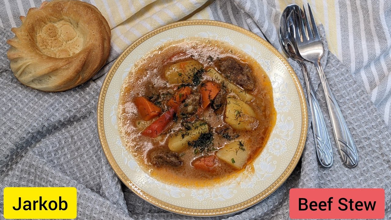 Mazali Jarkob | Жаркое | Beef Stew | Жаркоб