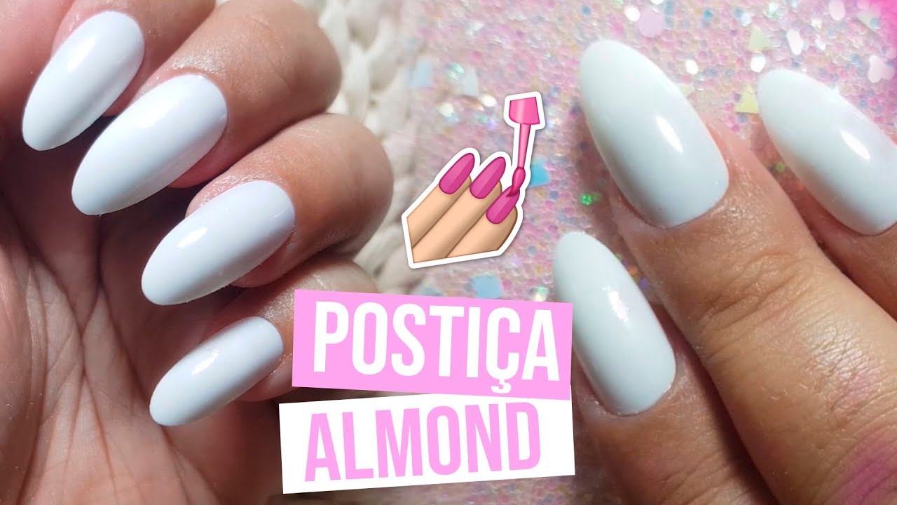 COMO COLOCAR UNHAS POSTIÇAS ALMOND