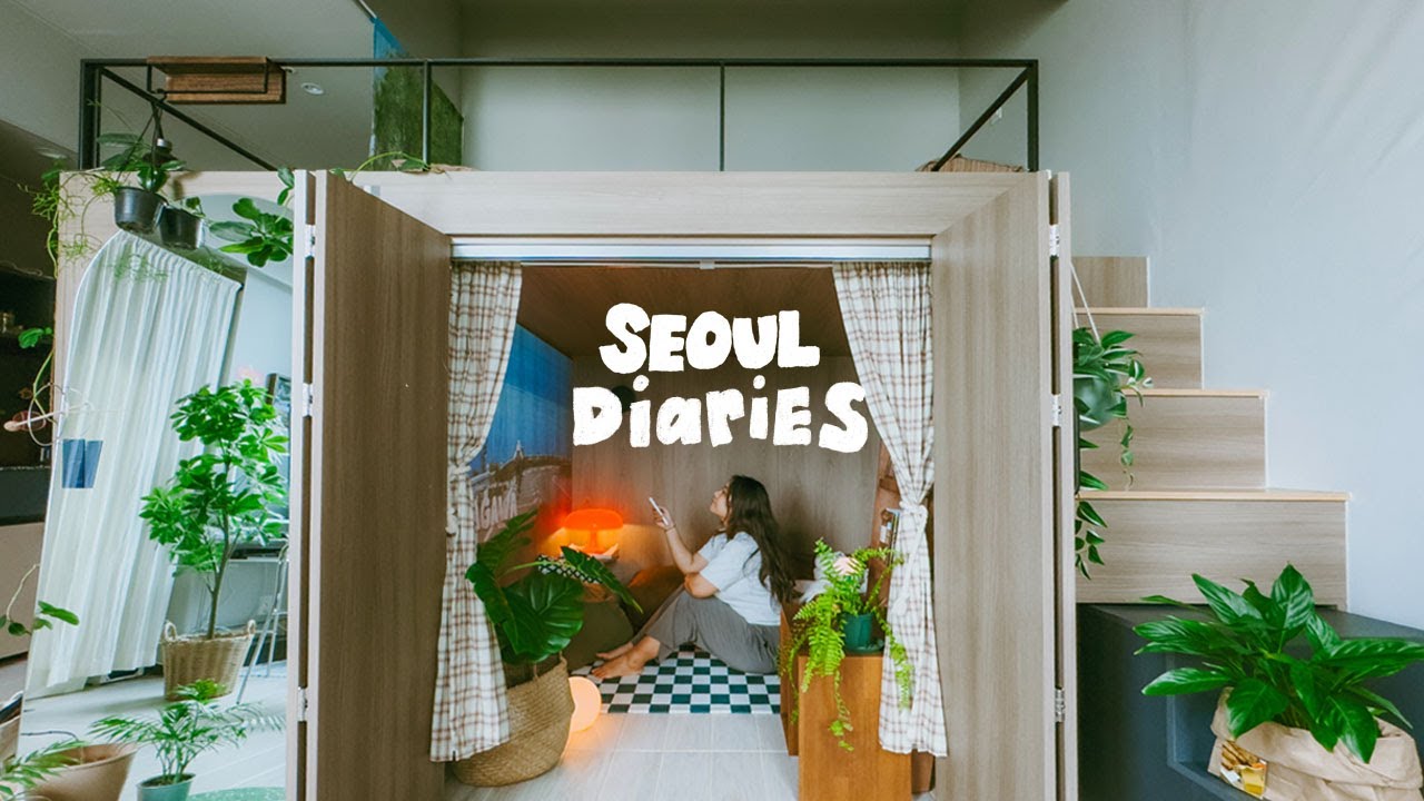 life in a korean loft | working from home, summer escape in the city