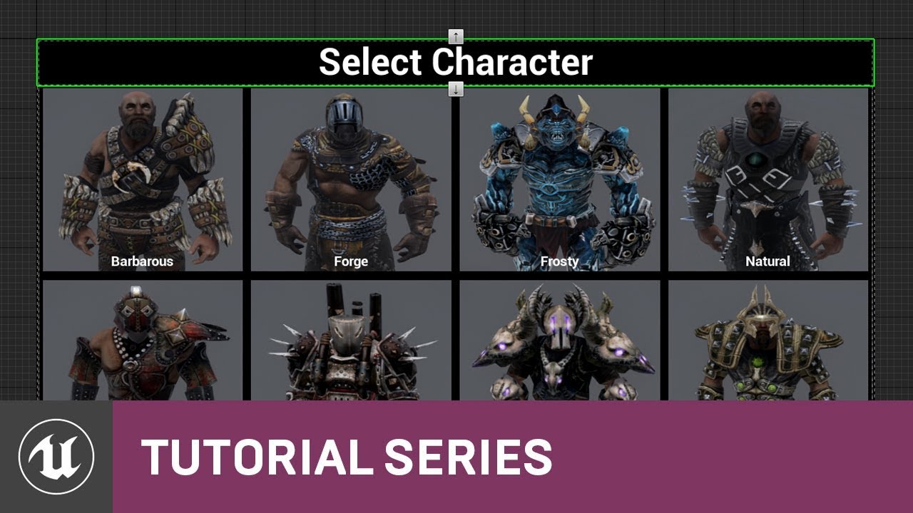 Blueprint Multiplayer: Character Select Design | 20 | v4.11 Tutorial Series | Unreal Engine