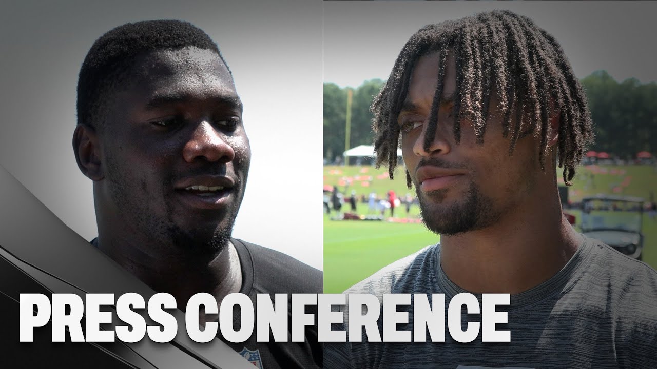A.J. Terrell Jr., Ruke Orhorhoro & other Falcons on increasing intensity of camp | Atlanta Falcons