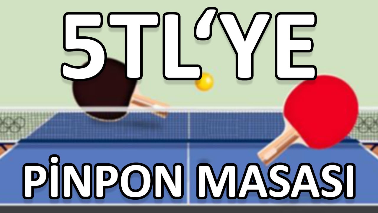 5 TL'ye Pinpon Masası Nasıl Yapılır?