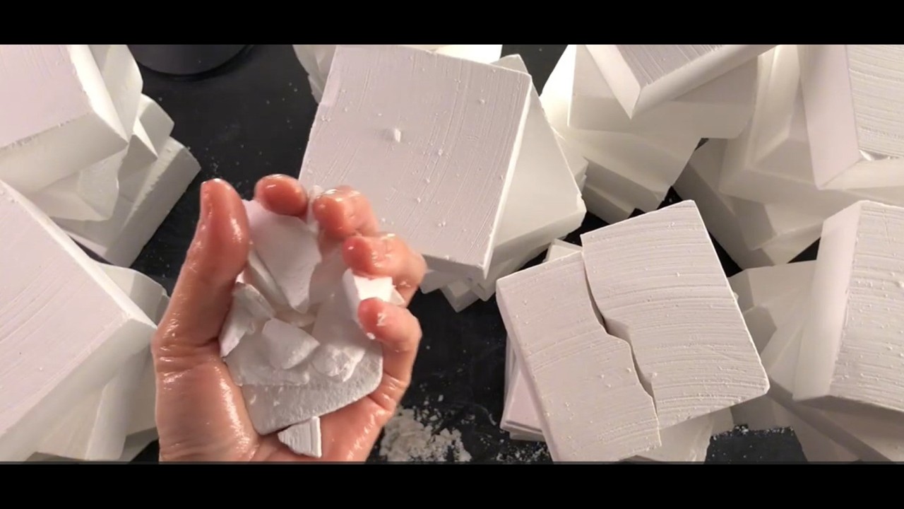 Full cr @xiaoxiao-asmr-1 soft blocks #asmrcrunchy #asmrvideo #gymchalk #satisfying #chalk