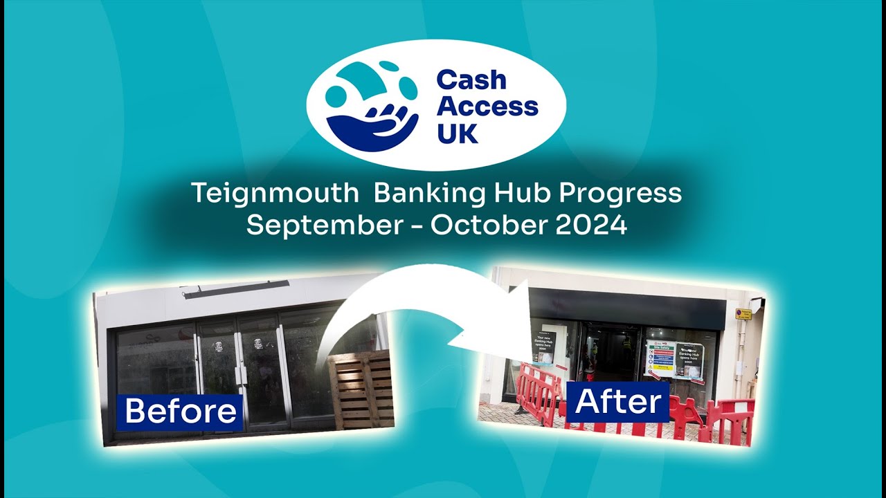 Teignmouth Banking Hub Progress (September - October 2024) | Cash Access UK