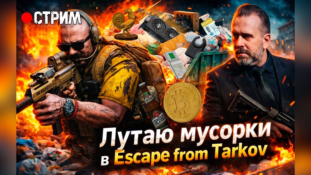 Лутаю мусорки Таркова | Боюсь каждого шороха и читаю чат 100%