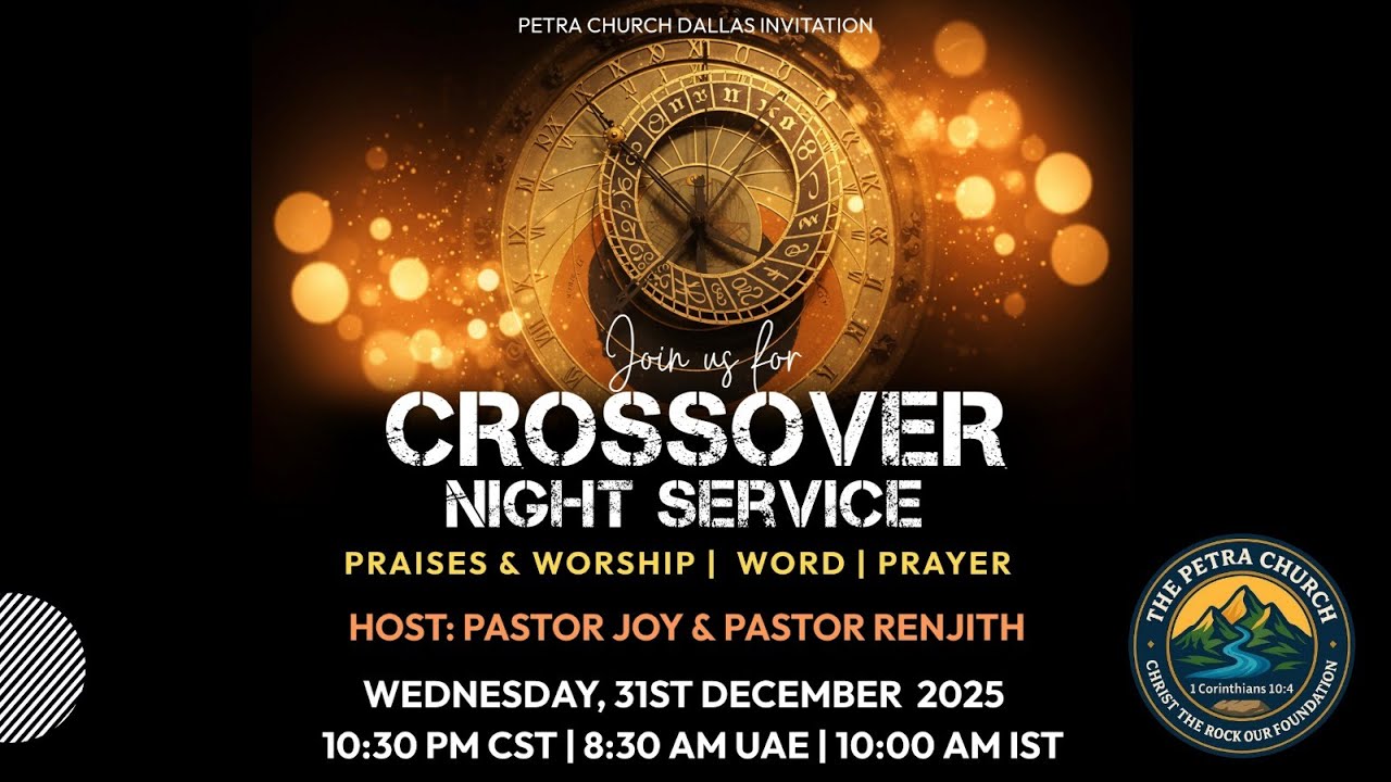 Petra Church 2026 New Year Crossover service