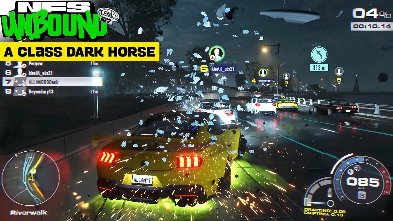2024 Ford Mustang is A Dark Horse in NFS Unbound Online A Class