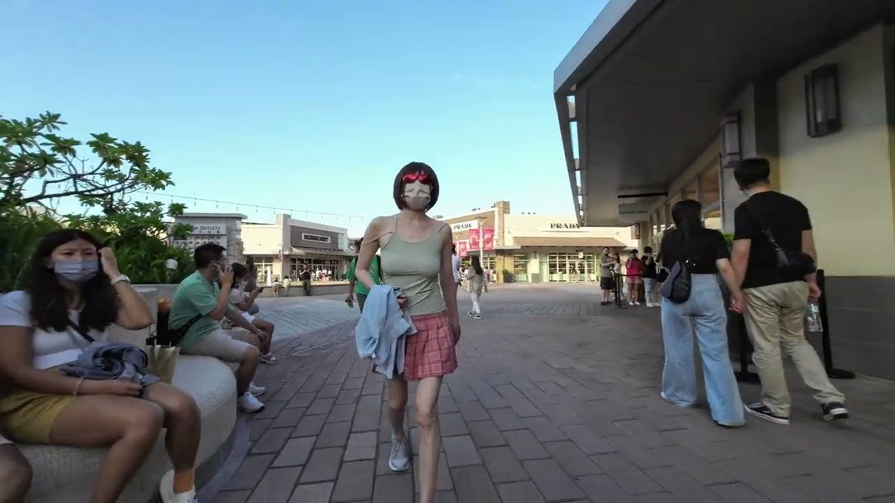 恐龍小妹的outlet無罩散步part5