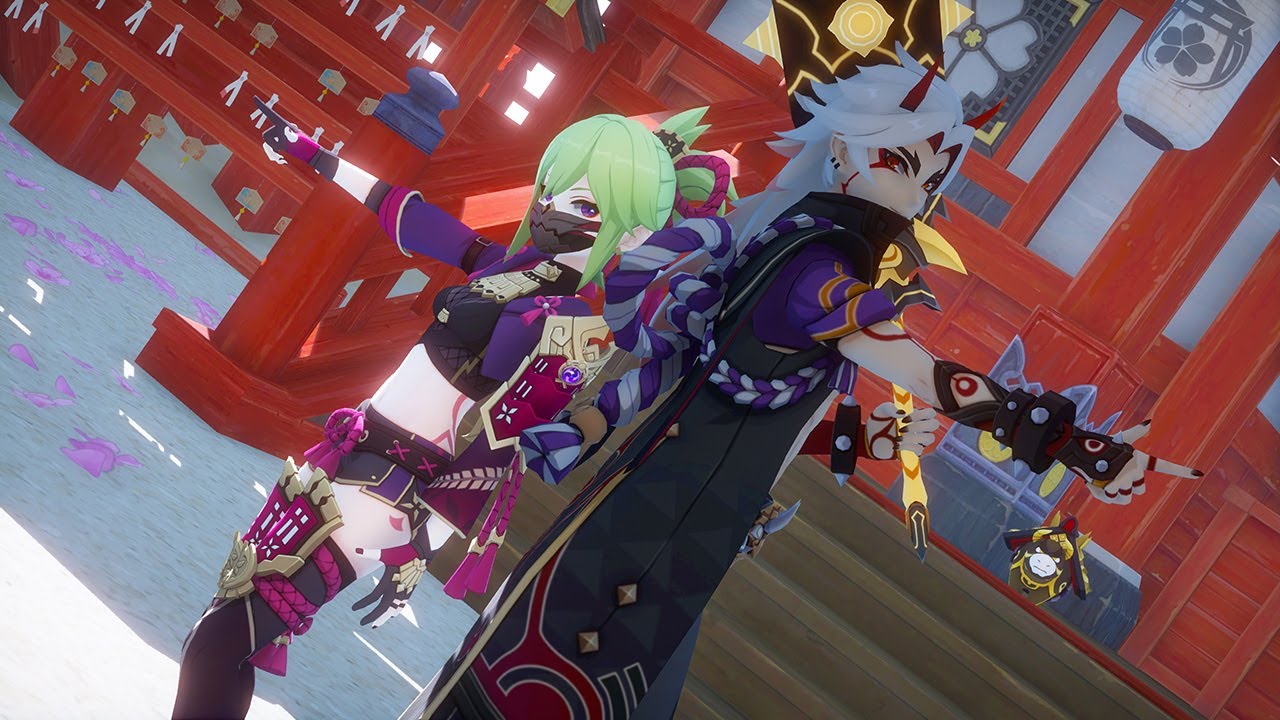 【MMD Genshin Impact/60fps/4K】ELECT【Arataki Itto, Kuki Shinobu】