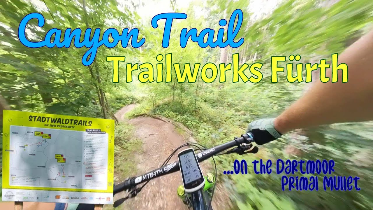 Canyon Trail - Trailworks Fürth - Full POV Run on the Dartmoor Primal. #dartmoorbikes #insta360 #mtb