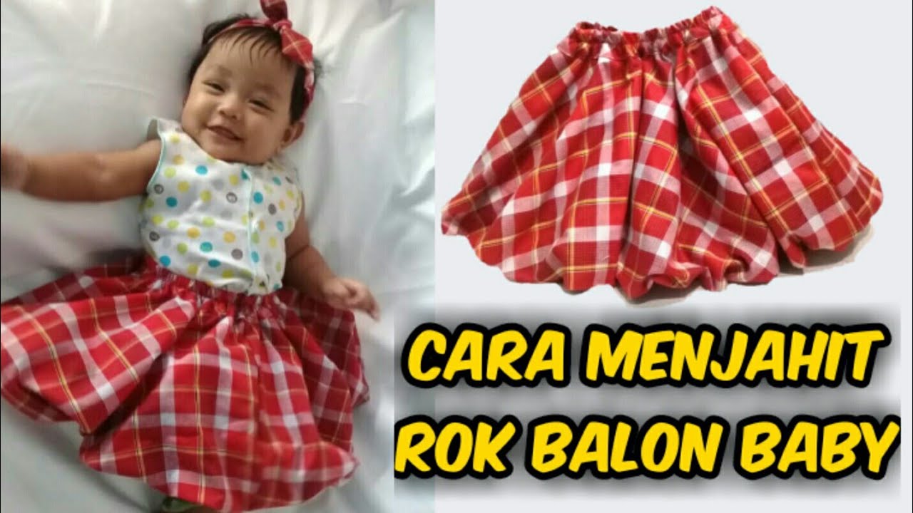 CARA MEMBUAT ROK BALON UNTUK BALITA