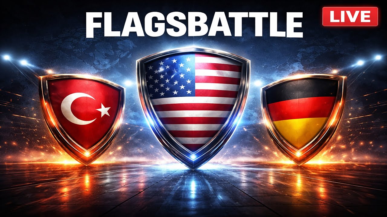 🔴 LIVE: FlagsBattle LIVE: Turkey, USA, Germany & More - Flags Battle | 31.01.2026
