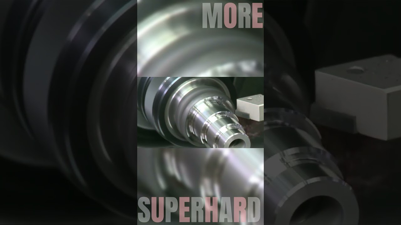 CBN inserts for high speed machining of super hard steel (HRC63)