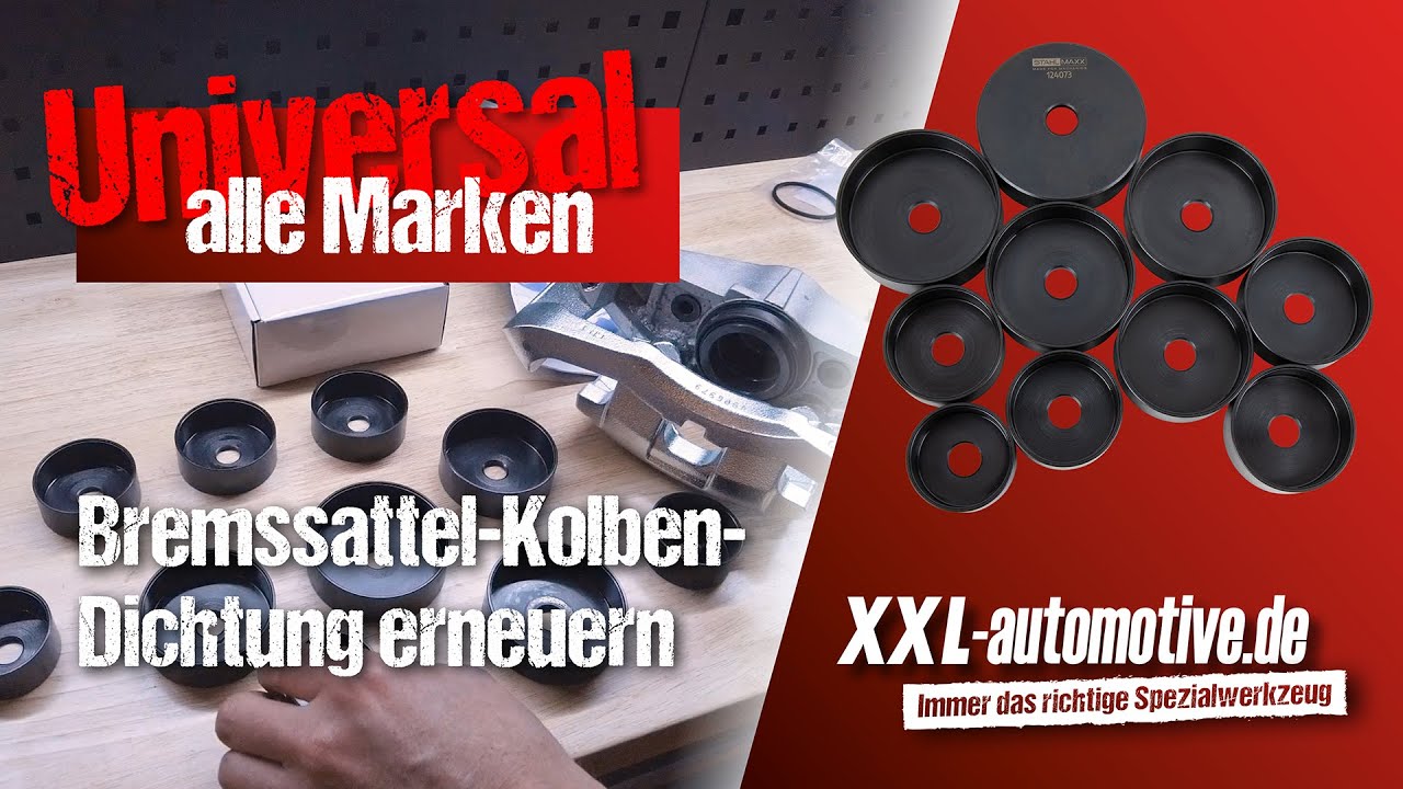 So wechselst du die äußere Bremskolben-Dichtung / Staubmanschette am Bremssattel!