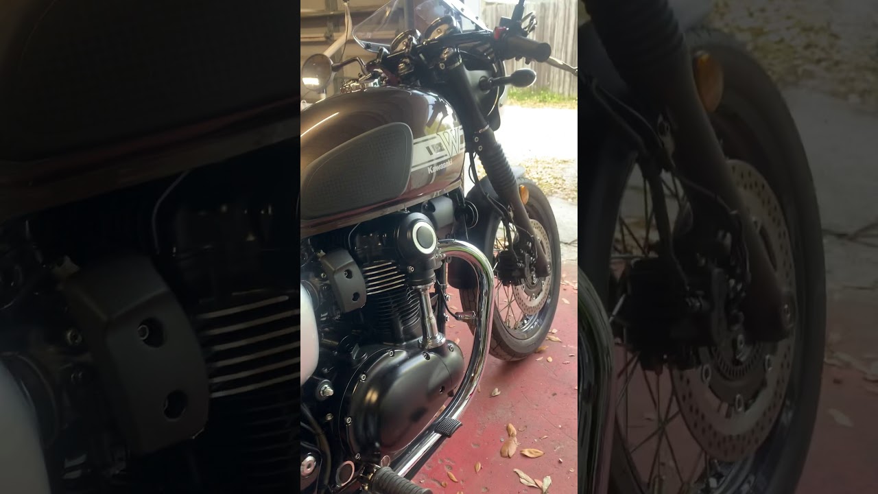KAWASAKI W800 CAFE Handlebar Swap How To!!