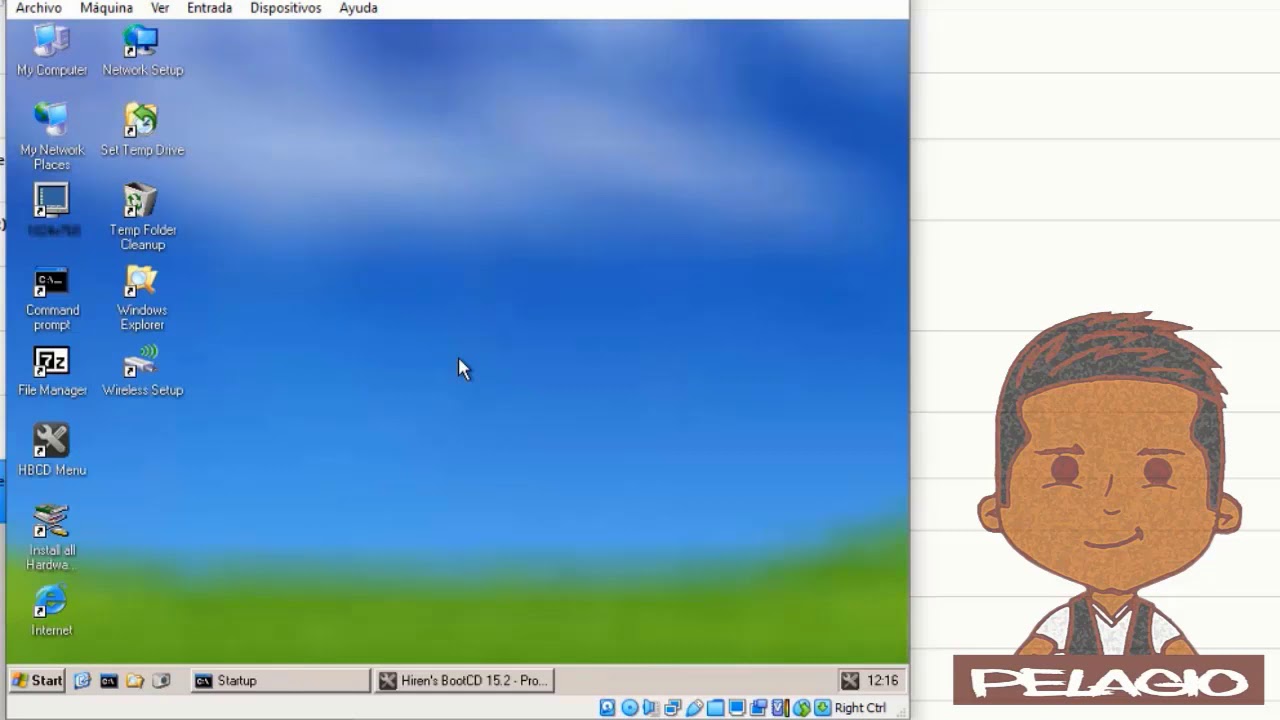 Eliminar contraseña de Windows 7 con Hirens Boot