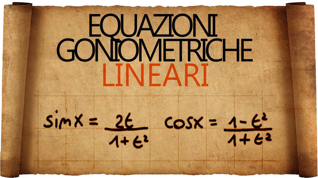 Equazioni e Disequazioni Goniometriche Lineari