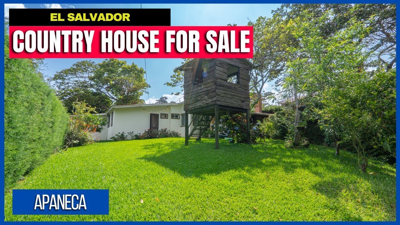 SPECTACULAR COUNTRY HOUSE FOR SALE IN APANECA!