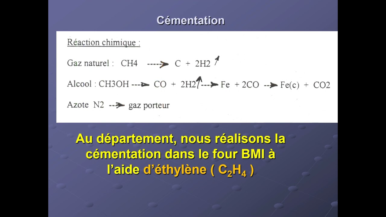 Traitements thermique semaine #12  partie 1