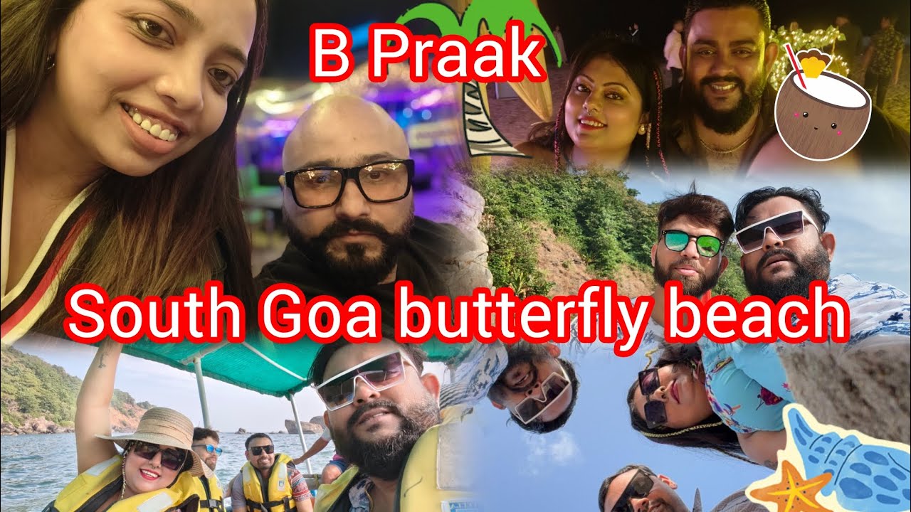 Butterfly Beach South Goa to North Goa Baga Beach ⛱️ Full Blog 🏖️#goa #travel #trending #viral 