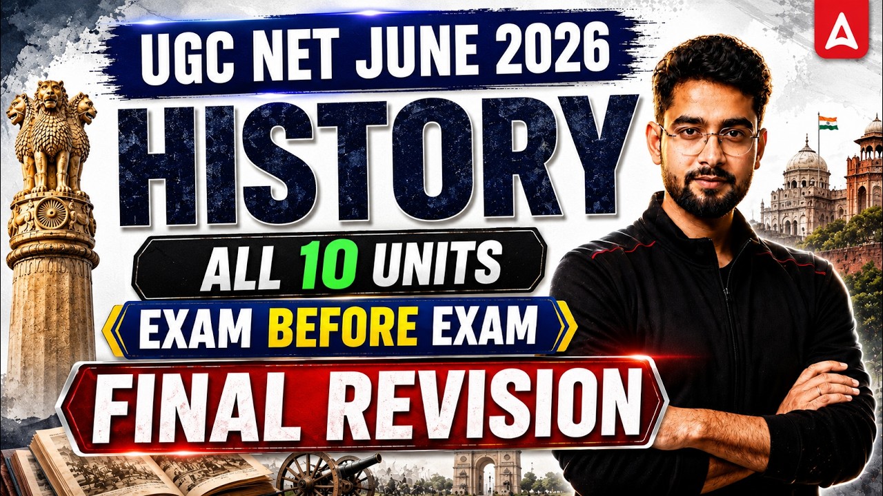 UGC NET History Marathon Class | UGC NET History All 10 Units Exam Before Exam By Jawed Sir