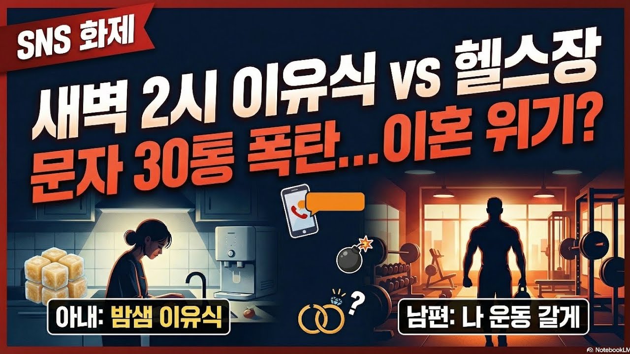 새벽까지 이유식 만드는 아내 두고 '헬스장' 다녀온 남편, 커뮤니티 초토화된 이유
