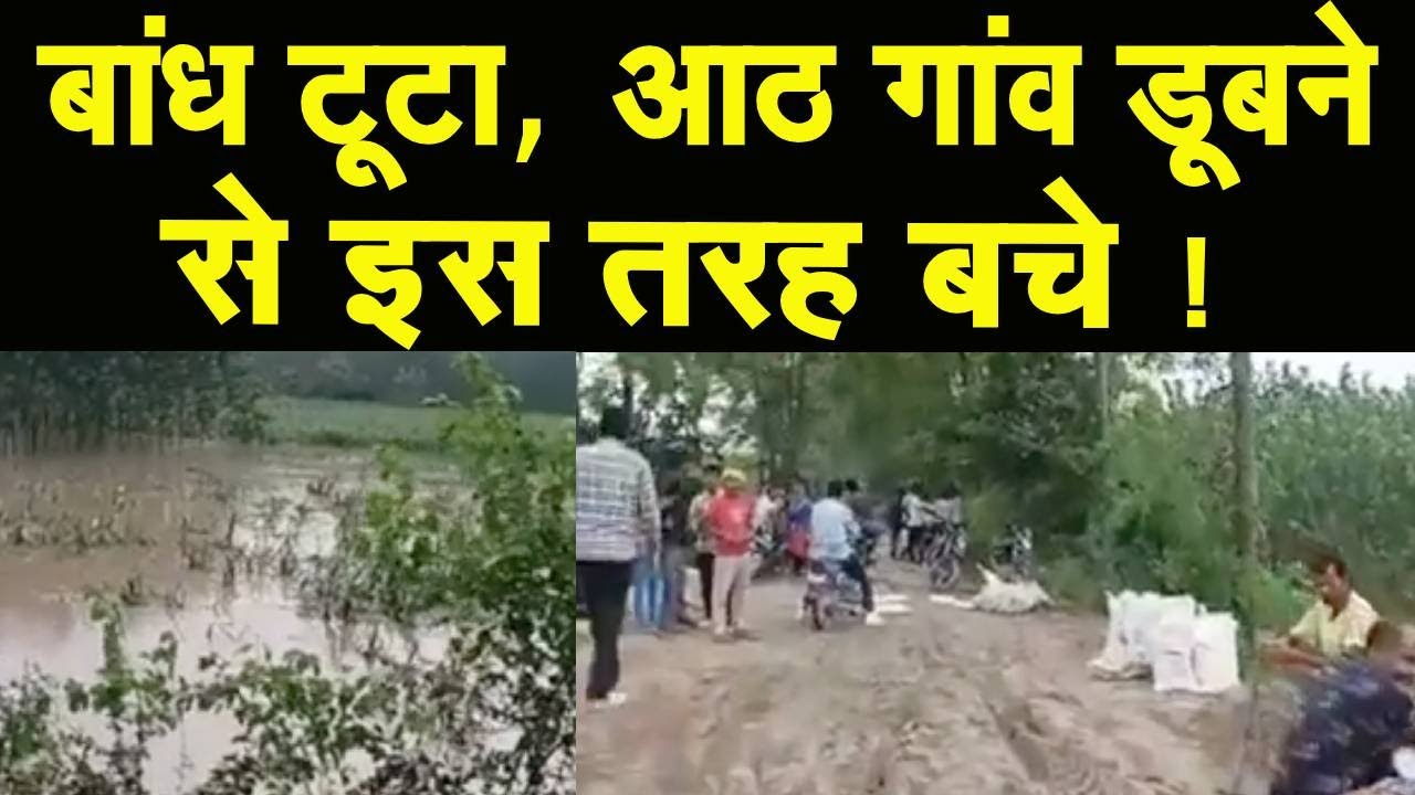 Haryana Flood News Panipat में टूटा नहर का बांध 8 गांव डूबने से बचे | देखिए तबाही का मंजर | #flood