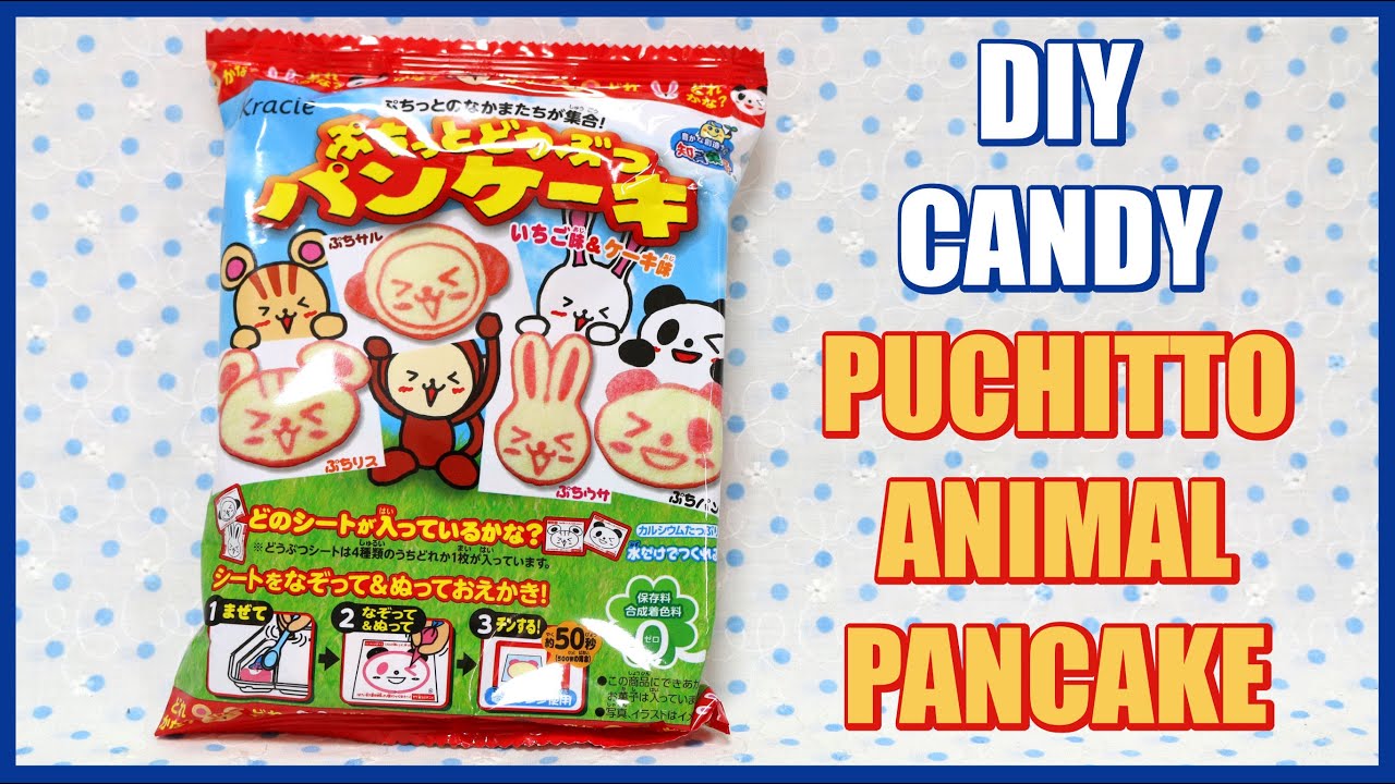 DIY CANDY! PUCHITTO ANIMAL PANCAKE! [Popin' Cookin']